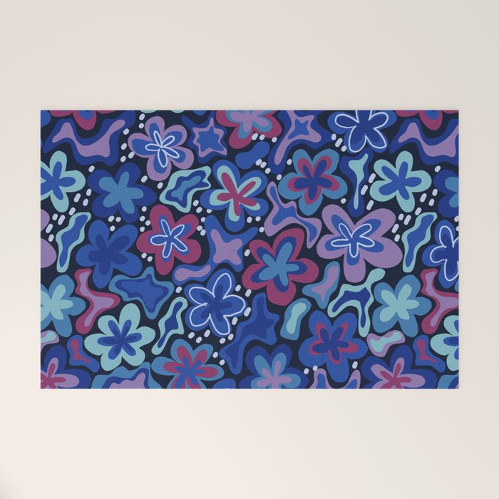 Adeline floral Welcome Mat Gallery Image 1