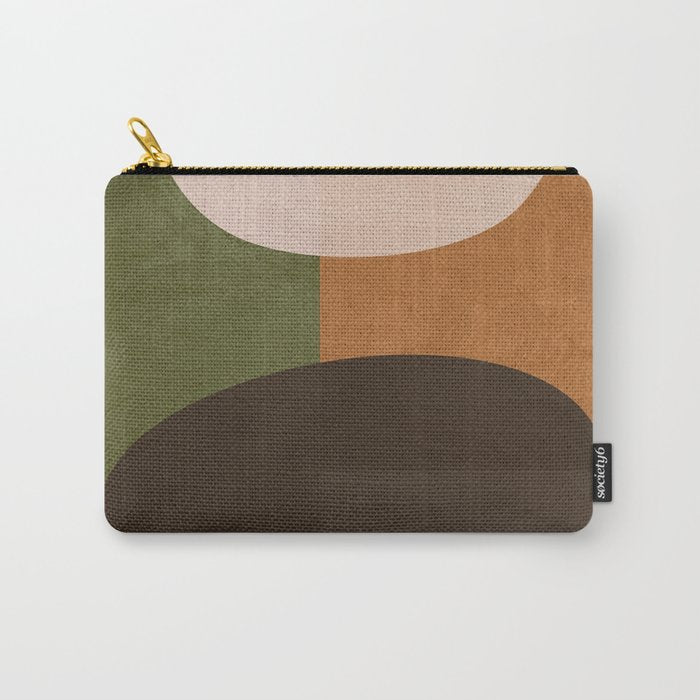 Modern Abstract Minimal Shapes 217 Carry All Pouch Gallery Image 1