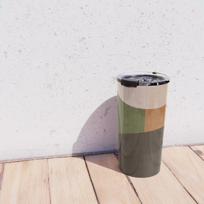 Modern Abstract Minimal Shapes 217 Travel Mug Gallery Image 4