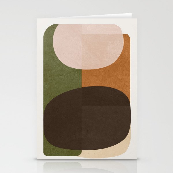 Modern Abstract Minimal Shapes 217 Stationery Card Gallery Image 1