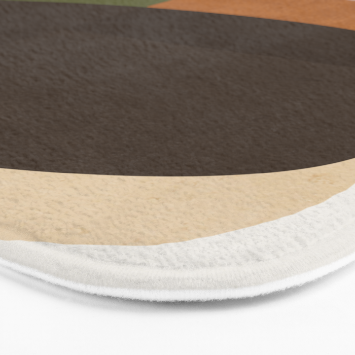 Modern Abstract Minimal Shapes 217 Bath Mat Gallery Image 3