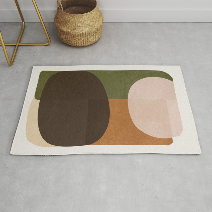Modern Abstract Minimal Shapes 217 Rug Gallery Image 1