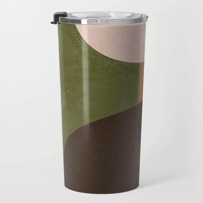 Modern Abstract Minimal Shapes 217 Travel Mug Gallery Image 3