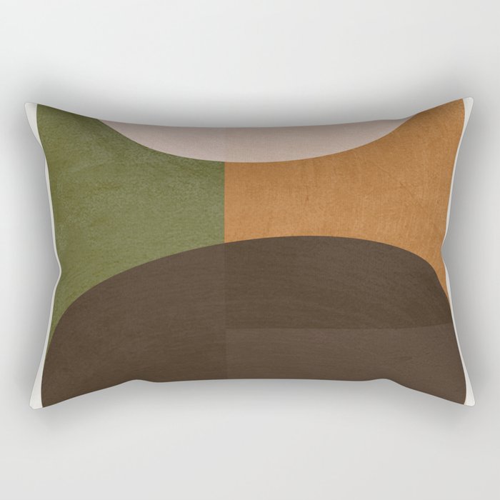 Modern Abstract Minimal Shapes 217 Rectangular Pillow Gallery Image 2