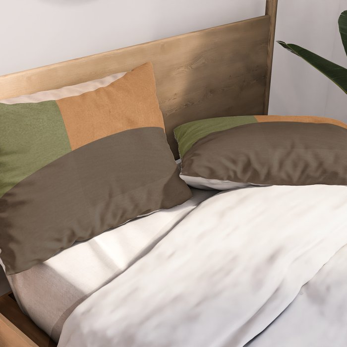Modern Abstract Minimal Shapes 217 Pillow Sham Gallery Image 2
