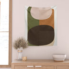 Modern Abstract Minimal Shapes 217 Wall Tapestry Gallery Image 2