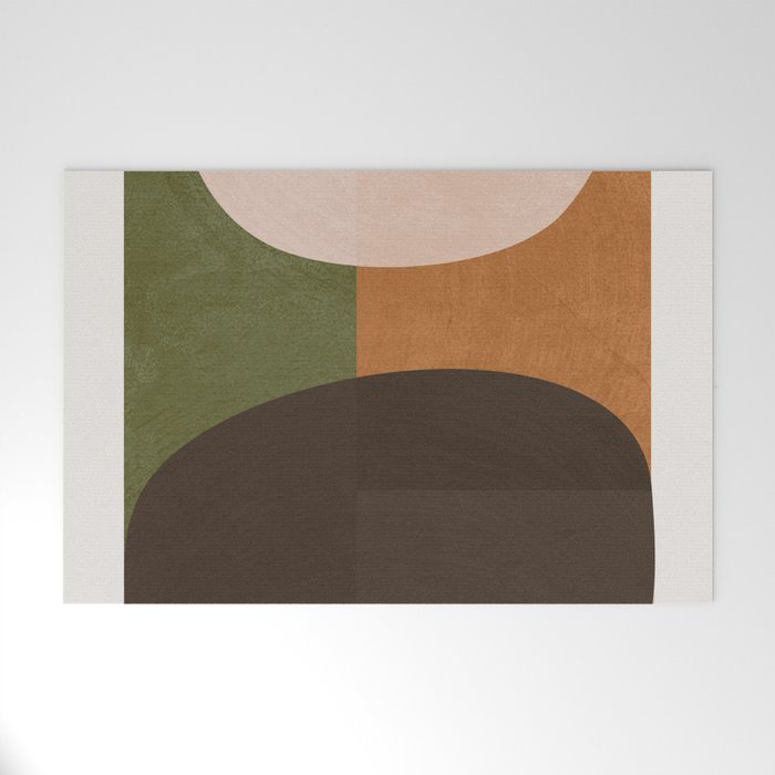Modern Abstract Minimal Shapes 217 Welcome Mat Gallery Image 1