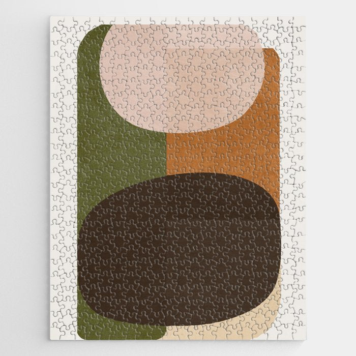 Modern Abstract Minimal Shapes 217 Jigsaw Puzzle Gallery Image 1