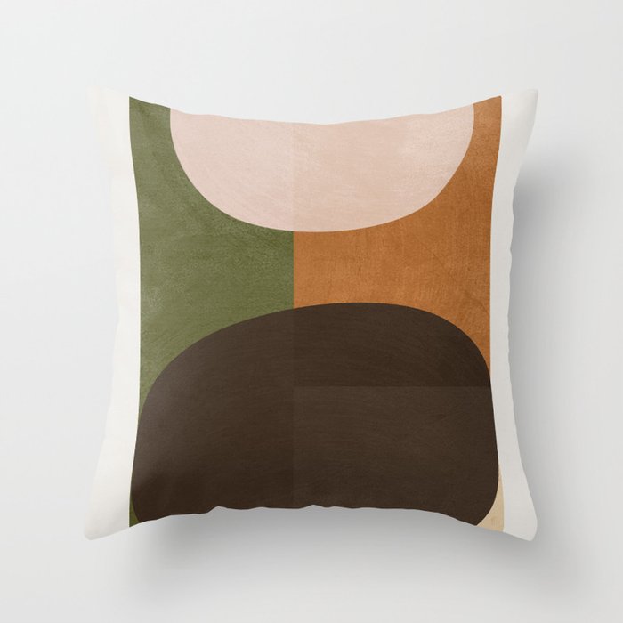 Modern Abstract Minimal Shapes 217 Throw Pillow Gallery Image 6