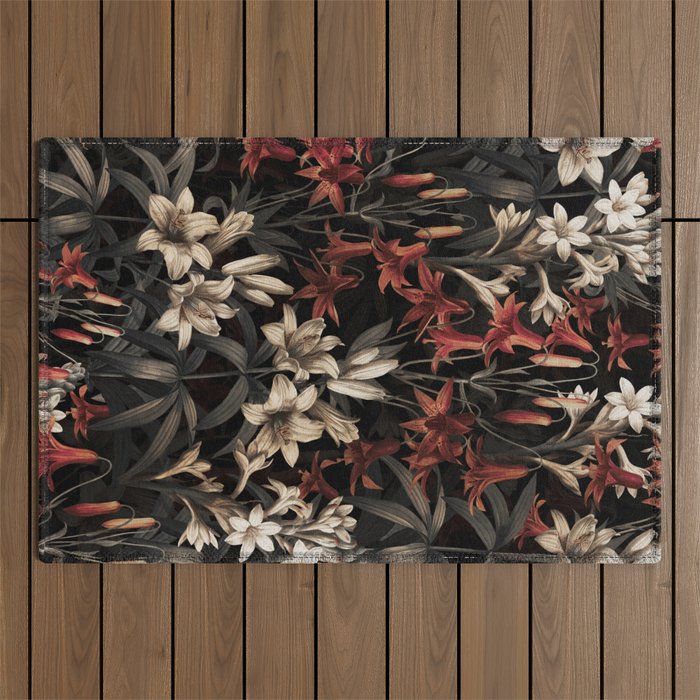 Wildflowers II Outdoor Rug Gallery Image 1