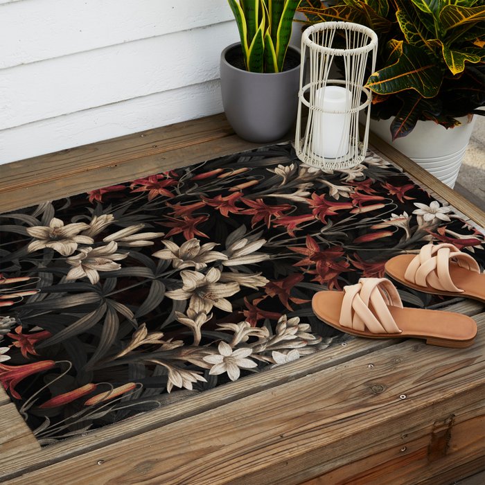 Wildflowers II Outdoor Rug Gallery Image 2