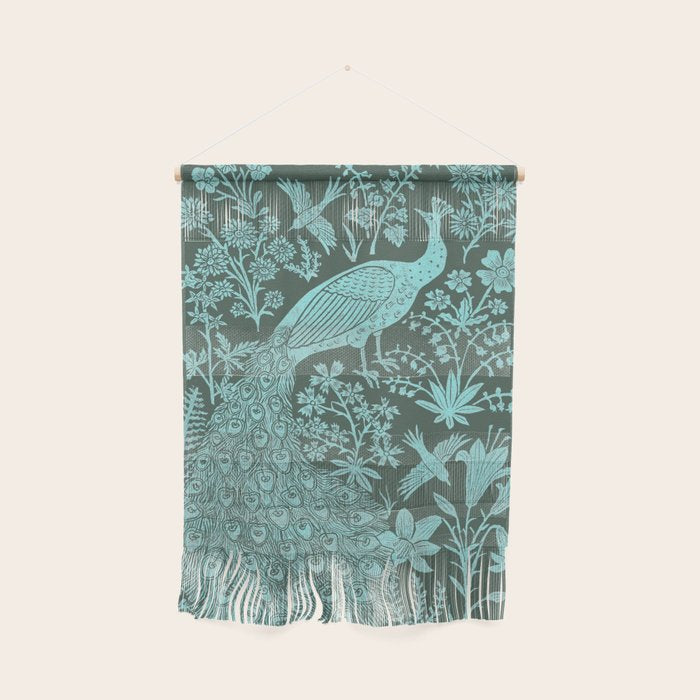 Peacock Garden Wall Hanging Gallery Image 1