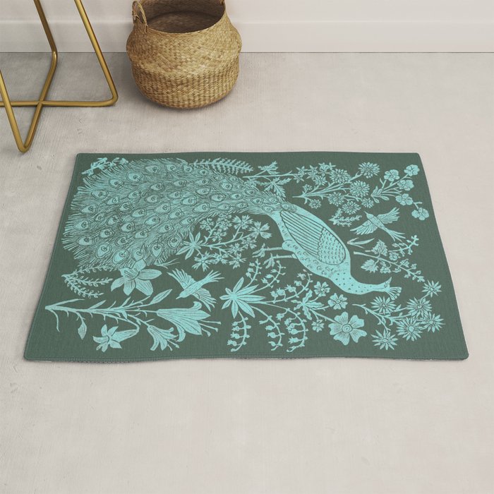 Peacock Garden Rug Gallery Image 1