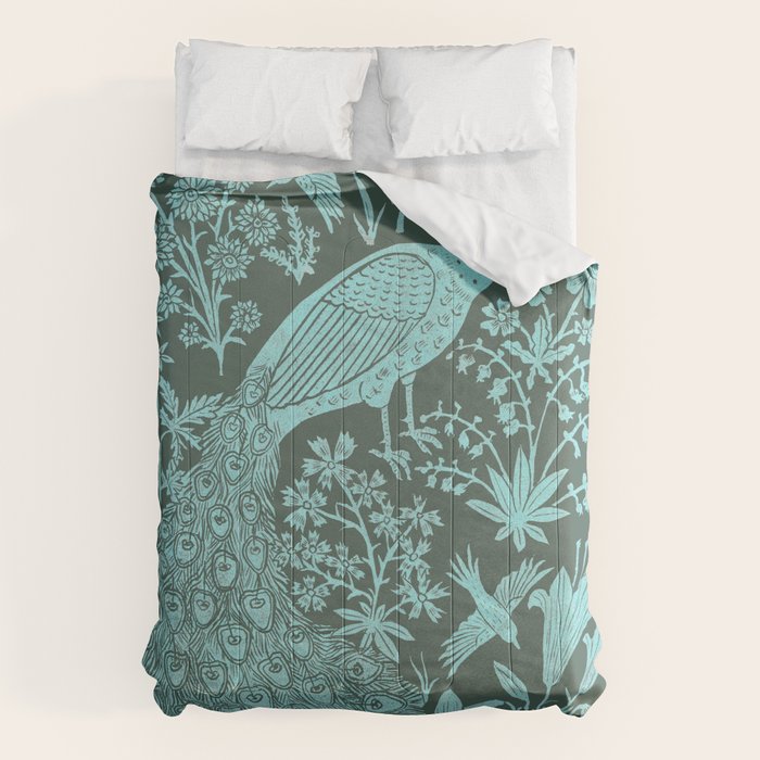 Peacock Garden Comforter Gallery Image 6