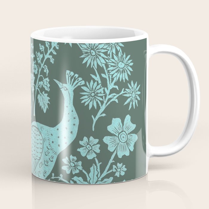 Peacock Garden Coffee Mug Gallery Image 1