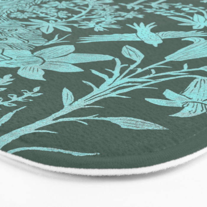 Peacock Garden Bath Mat Gallery Image 3
