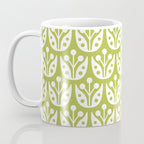 Mid Century Flower Pattern 5 Coffee Mug Gallery Image 3