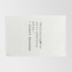 âNothing happens until something moves.â  Albert Einstein Rug Gallery Image 2