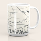 Minimal Line Mountain Beauty III Coffee Mug Gallery Image 2