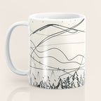 Minimal Line Mountain Beauty III Coffee Mug Gallery Image 3