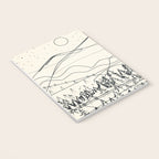 Minimal Line Mountain Beauty III Notebook Gallery Image 3