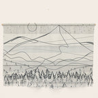 Minimal Line Mountain Beauty III Wall Hanging Gallery Image 1