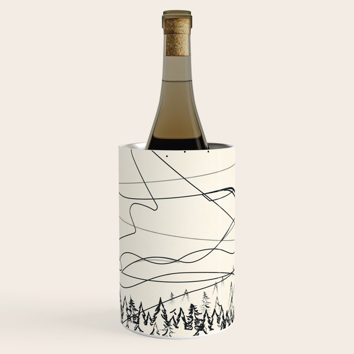 Minimal Line Mountain Beauty III Wine Chiller Gallery Image 3