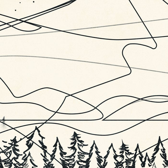 Minimal Line Mountain Beauty III Coffee Mug Gallery Image 2