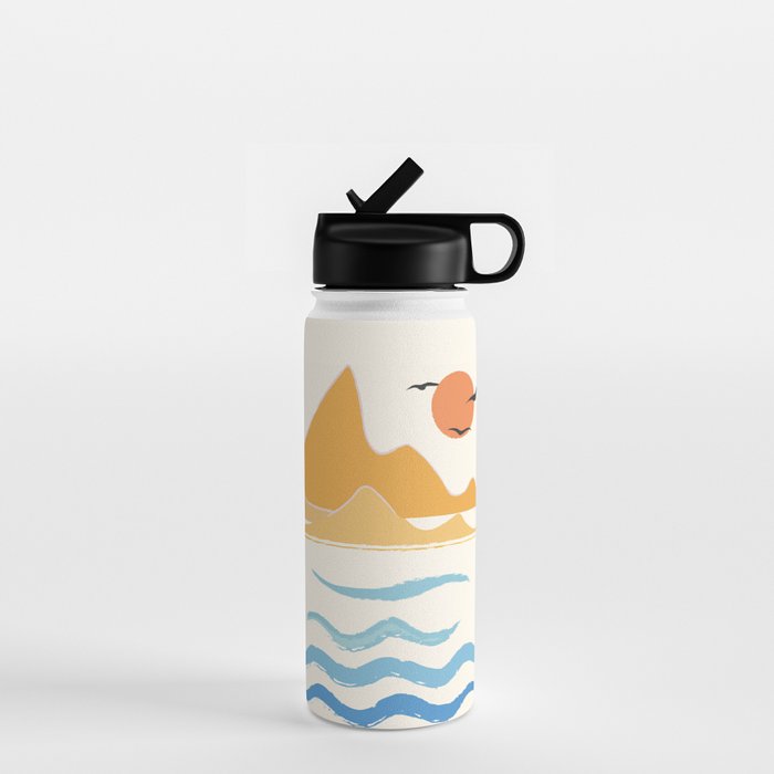 Minimalistic Summer III Water Bottle Gallery Image 1