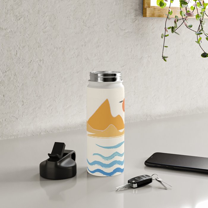 Minimalistic Summer III Water Bottle Gallery Image 4