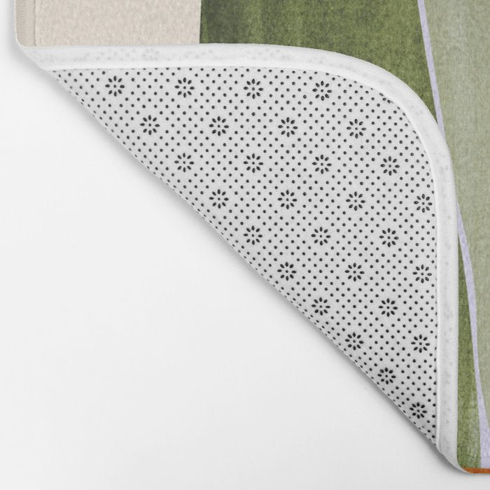 Sunset Stack Abstract Shapes Bath Mat Gallery Image 2