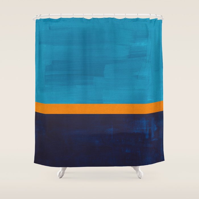 Deep Blue Sea Sun  Shower Curtain Gallery Image 1