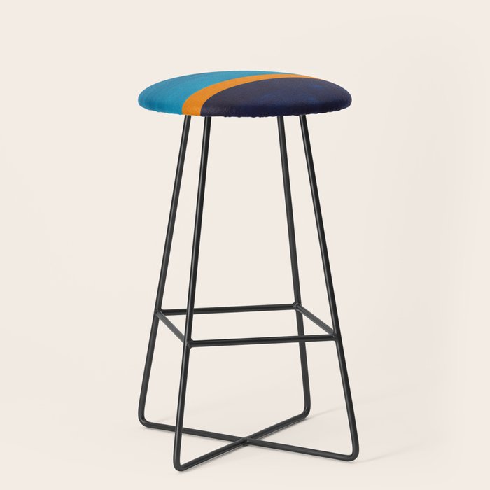 Deep Blue Sea Sun  Stool Gallery Image 1