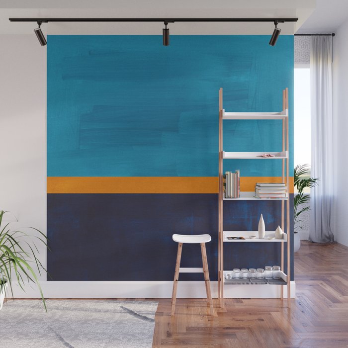 Deep Blue Sea Sun  Wall Mural Gallery Image 1