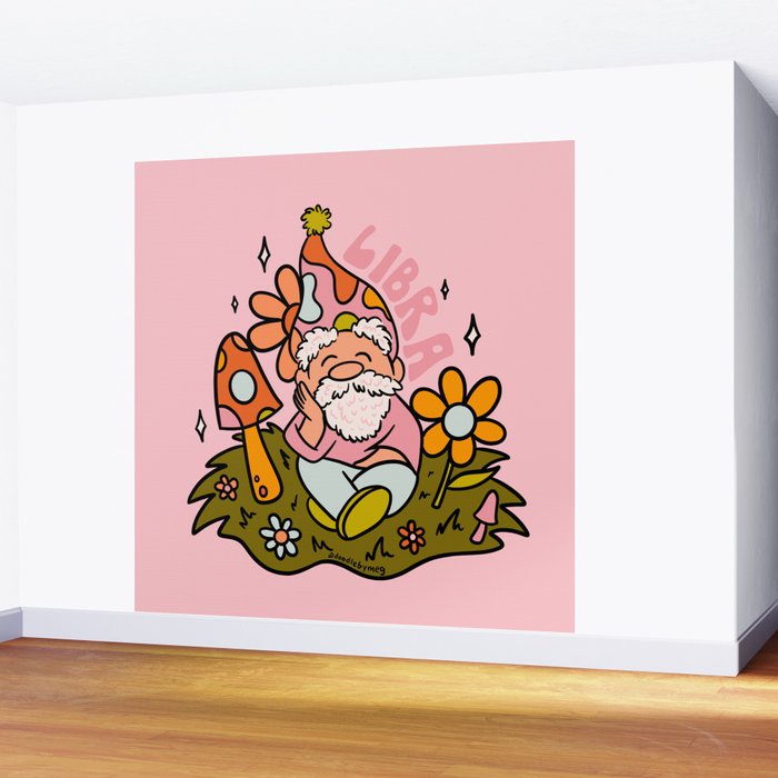 Libra Gnome Wall Mural Gallery Image 2
