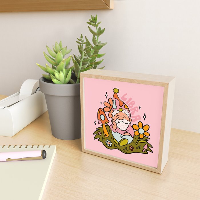 Libra Gnome Mini Art Print Gallery Image 2