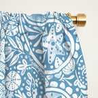 Oceanic Paisley Charm Window Curtain Gallery Image 2