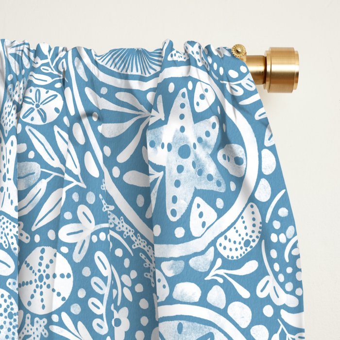 Oceanic Paisley Charm Window Curtain Gallery Image 2