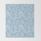 Oceanic Paisley Charm Throw Blanket Gallery Image 2