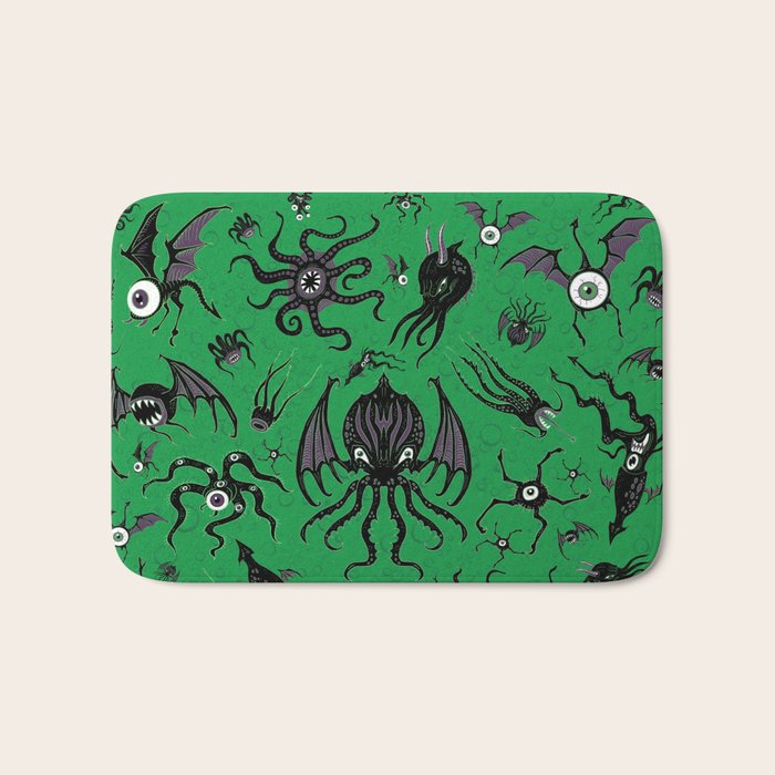 Cosmic Horror Critters Bath Mat Gallery Image 1