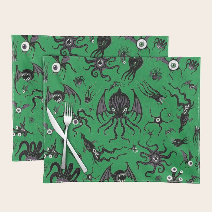 Cosmic Horror Critters Placemat Gallery Image 1