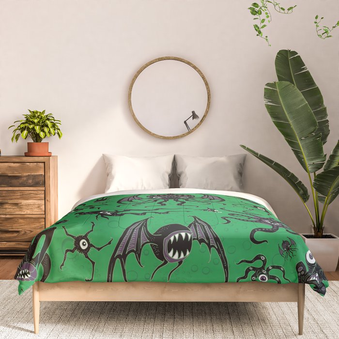 Cosmic Horror Critters Comforter Gallery Image 3