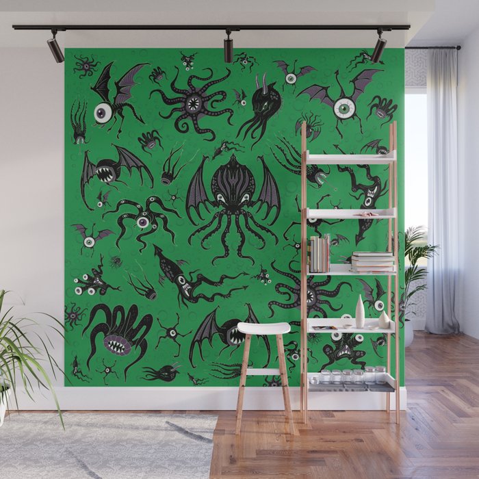 Cosmic Horror Critters Wall Mural Gallery Image 1