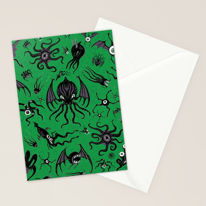 Cosmic Horror Critters Stationery Card Gallery Image 2