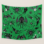 Cosmic Horror Critters Wall Tapestry Gallery Image 4