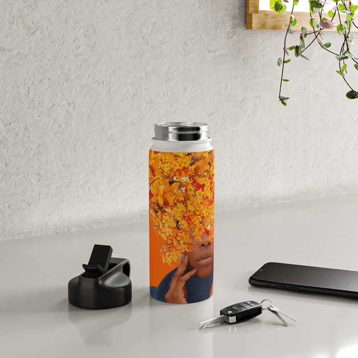 Blooming for You again and again Water Bottle Gallery Image 4