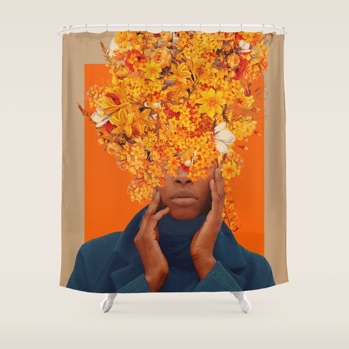Blooming for You again and again Shower Curtain Gallery Image 1