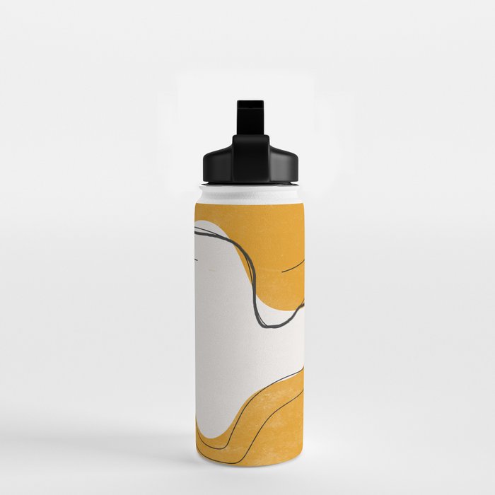 Abstract Line Art Nude Water Bottle Gallery Image 2