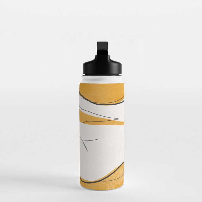 Abstract Line Art Nude Water Bottle Gallery Image 3