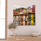 Portuguese Neighborhood Wall Tapestry Gallery Image 2